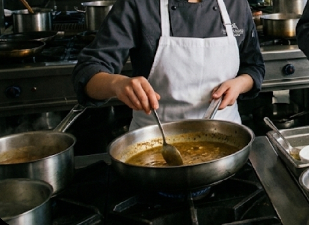 Auxiliar de cocina para colegio
